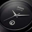 Midnight Black Ceramic Diamond Date Watch – Luxury Minimal Edition