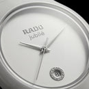 Pure White Ceramic Diamond Date Watch – Luxury Minimal Edition