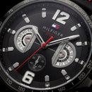 Sport Black Tachymeter Chronograph Watch – Racing Edition