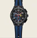 Scuderia Carbon Black Blue Chronograph Sport Watch