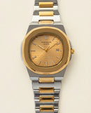 Nautiq Gold Champagne Two-Tone Quartz Luxury Watch