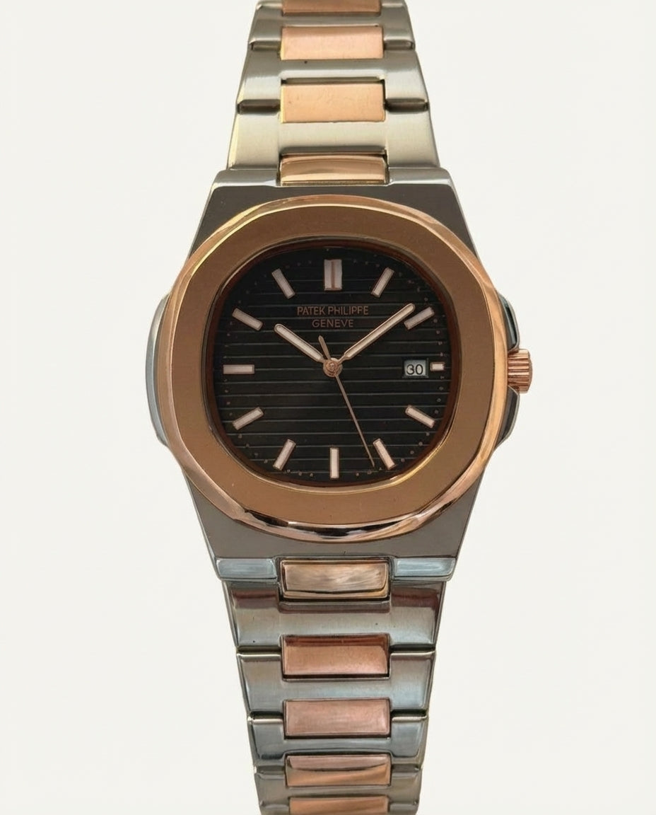 Nautiq Rose Steel Quartz Luxury Watch