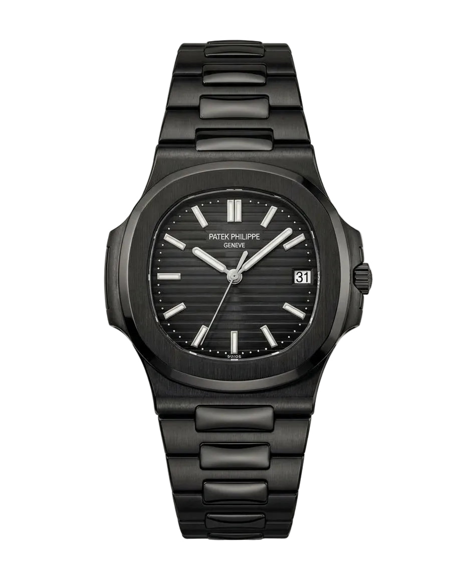 Nautiq Black Quartz Steel Luxury Watch