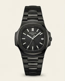 Nautiq Black Quartz Steel Luxury Watch