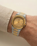 Nautiq Gold Champagne Two-Tone Quartz Luxury Watch