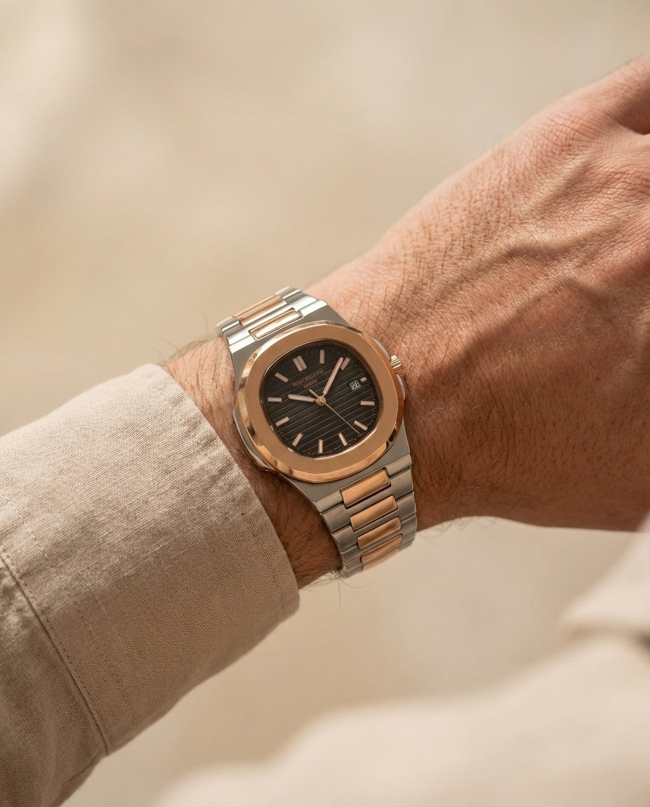Nautiq Rose Steel Quartz Luxury Watch