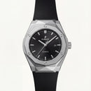 Fusion Octa Black Quartz Silver Sport Watch