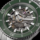 Emerald Green Skeleton Dial Automatic Men’s Watch