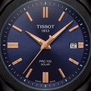 Midnight Blue Dial Matte Black Solar Quartz Steel Watch