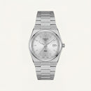 Stainless Steel Integrated Bracelet Silver Dial Date Watch – Women