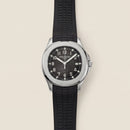 Luxury Stainless Steel Sport Watch Charcoal Embossed Dial Black Rubber Strap Premium Watch – Men