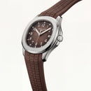 Luxury Stainless Steel Sport Watch Chocolate Brown Embossed Dial Brown Rubber Strap Premium Watch – Men