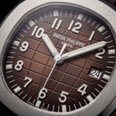 Luxury Stainless Steel Sport Watch Chocolate Brown Embossed Dial Brown Rubber Strap Premium Watch – Men