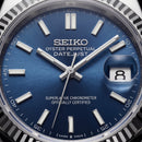 Luxury Stainless Steel Watch Fluted Bezel Blue Sunburst Dial Jubilee Bracelet Premium Date Watch – Men