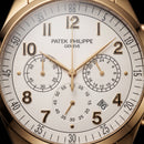 Luxury Gold Stainless Steel Chronograph Watch Silver Dial Arabic Numerals Multi-Subdial Date Display – Men