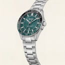Premium Silver Stainless Steel Watch Green Dial Sport Bezel Date Display Classic Luxury Watch – Men