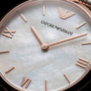 Two-Tone Rose Mother-of-Pearl Watch – Minimal Luxe Edition