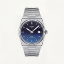 Centrix Navy Blue Waffle Dial Silver Watch