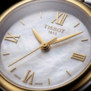 Two-Tone Gold & Steel Roman Numeral Mother-of-Pearl Dial Elegant Bracelet Watch – Women