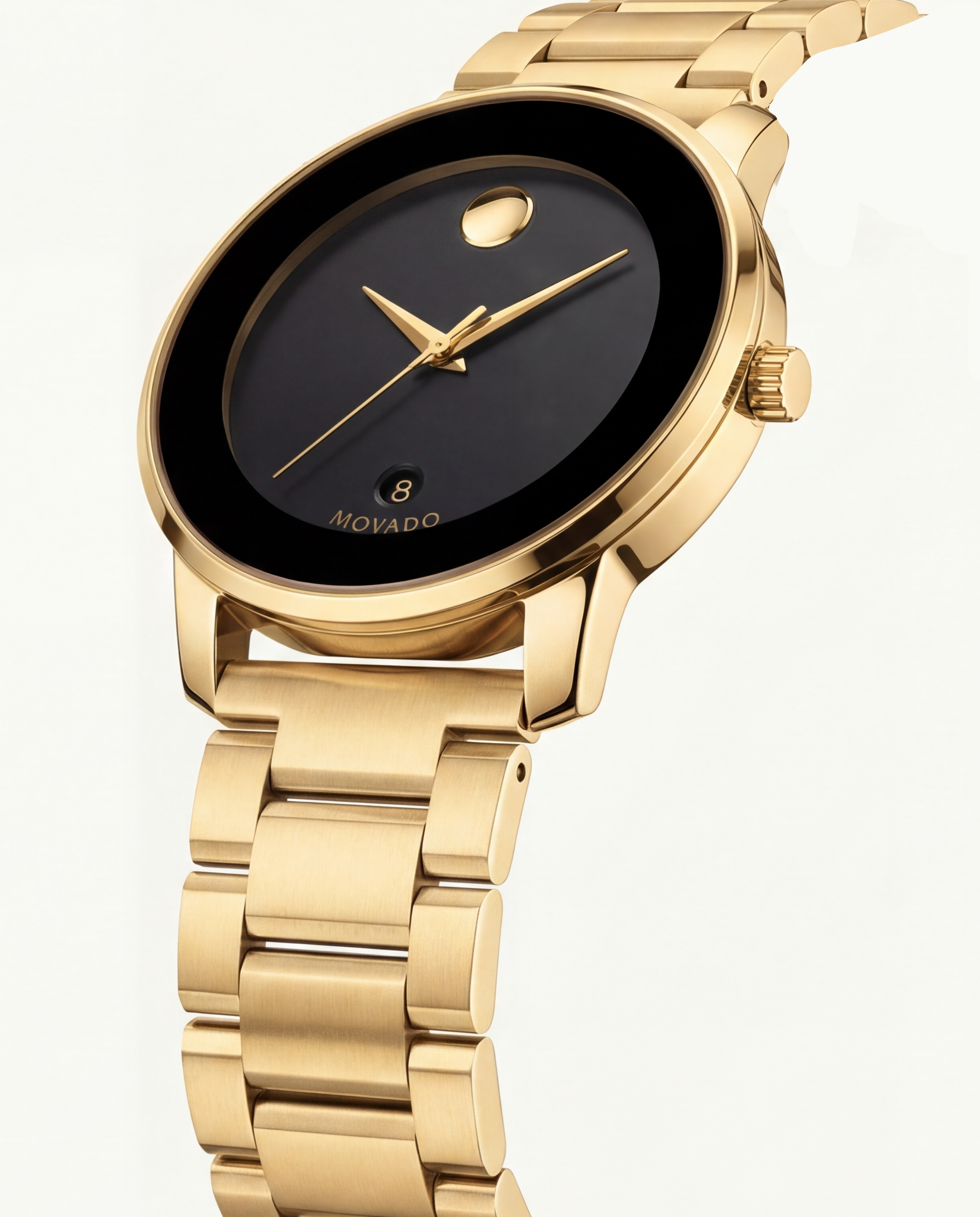 Royal Gold Black Minimalist Men’s Watch