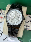 Premium Black Steel Luxury Watch – Men