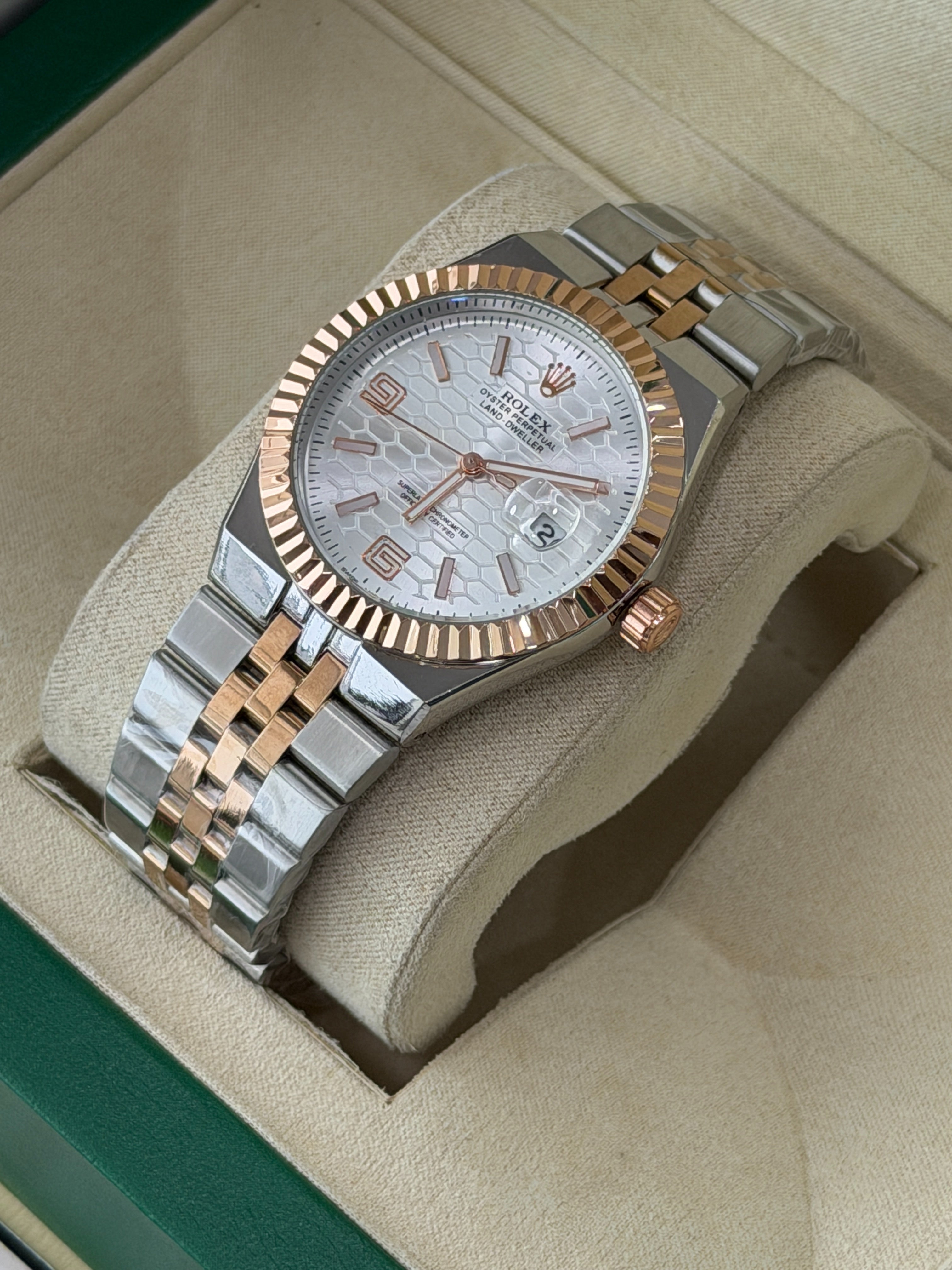 Premium White Dial Luxury Watch – Men