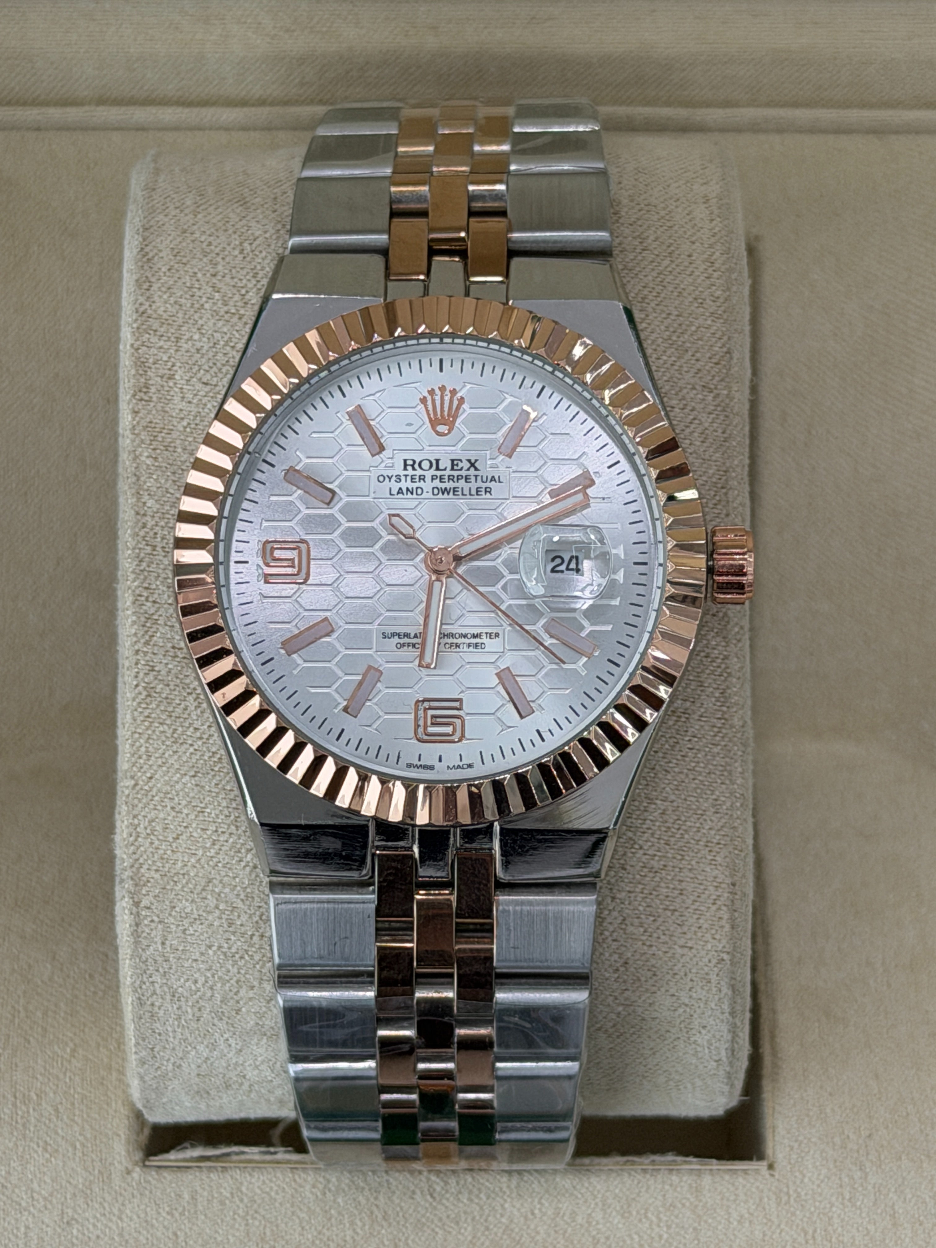 Premium White Dial Luxury Watch – Men