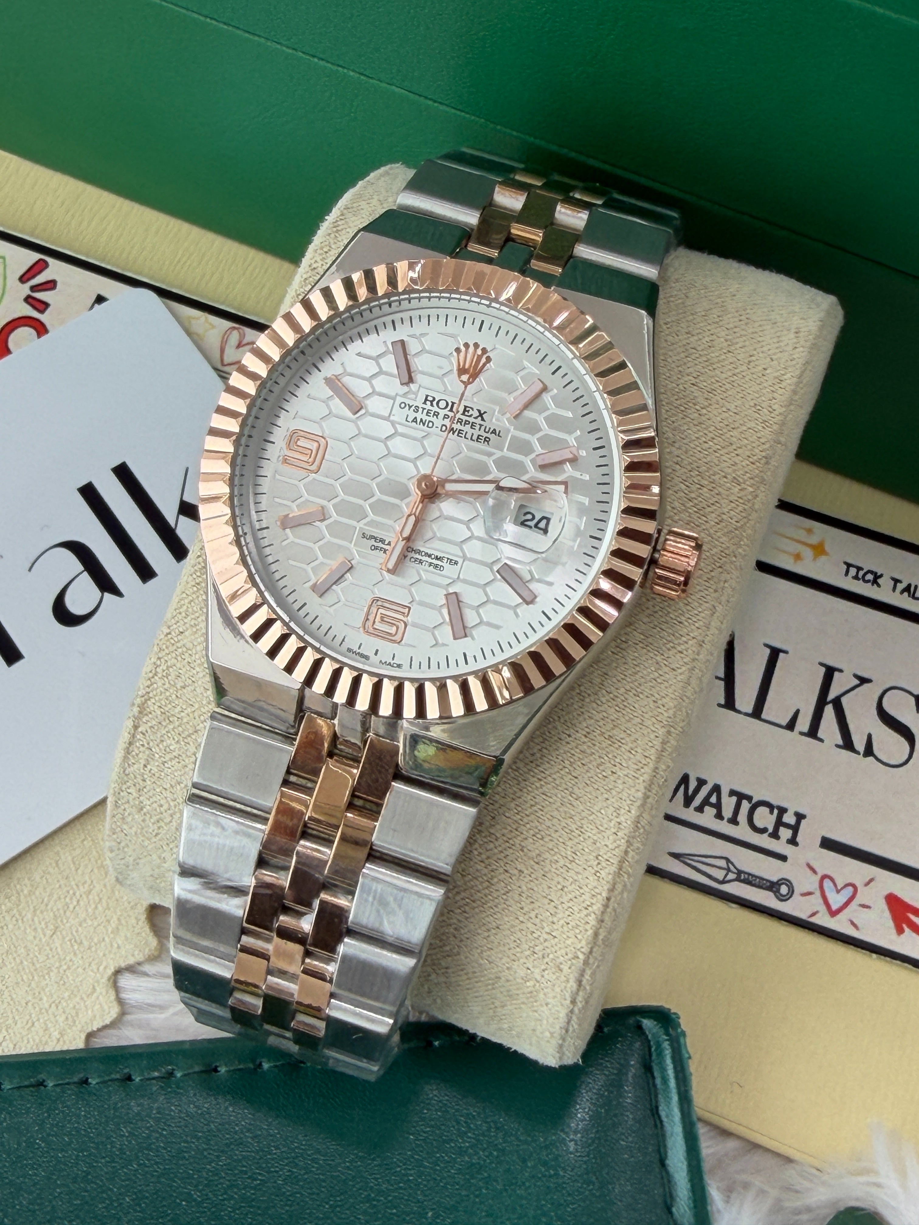 Premium White Dial Luxury Watch – Men