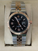 Premium Black Dial Luxury Watch – Men