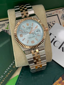 Premium Ice Blue Dial Luxury Watch – Men