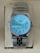 Premium Ice Blue Luxury Watch – Men