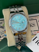 Premium Ice Blue Luxury Watch – Men