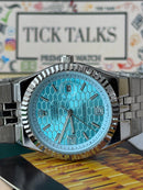 Premium Ice Blue Luxury Watch – Men