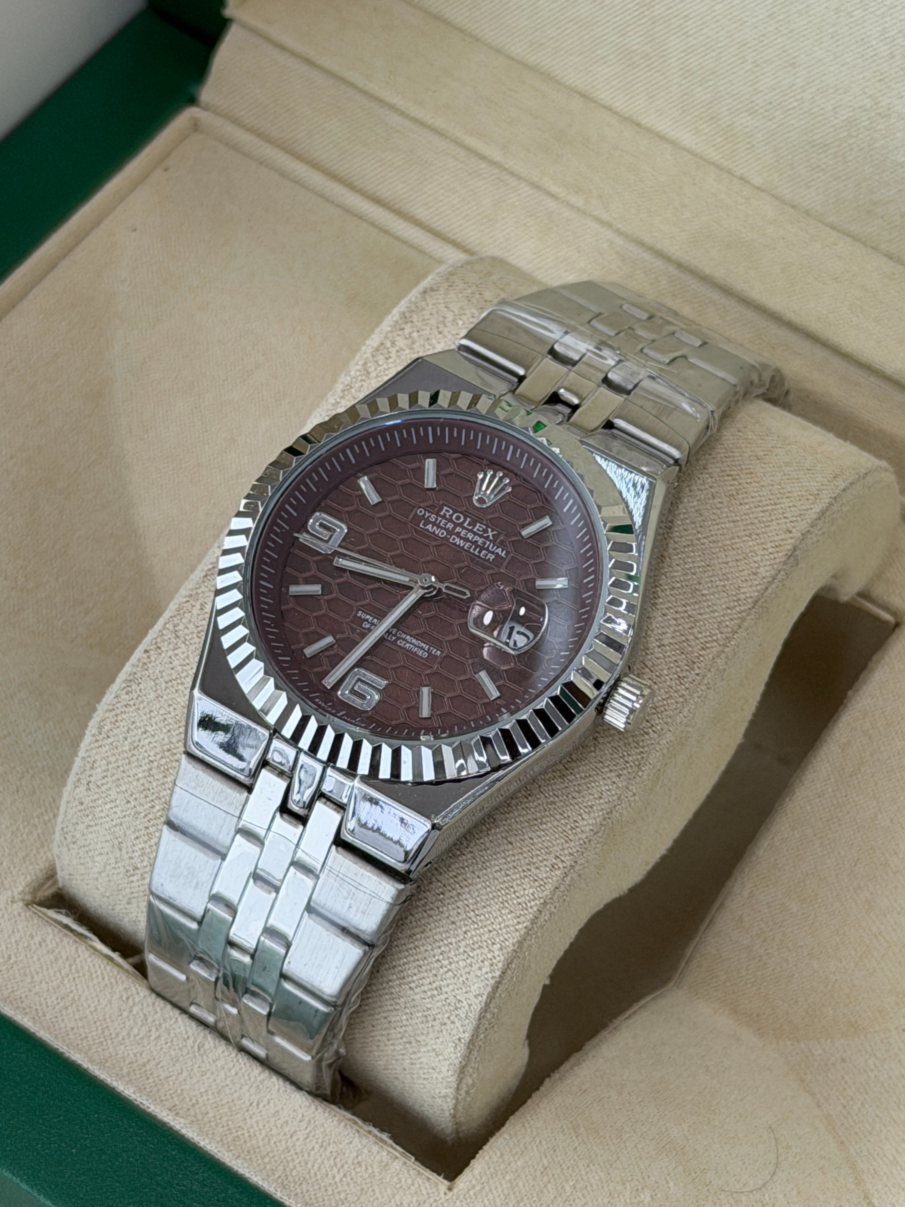 Premium Brown Dial Luxury Watch – Men