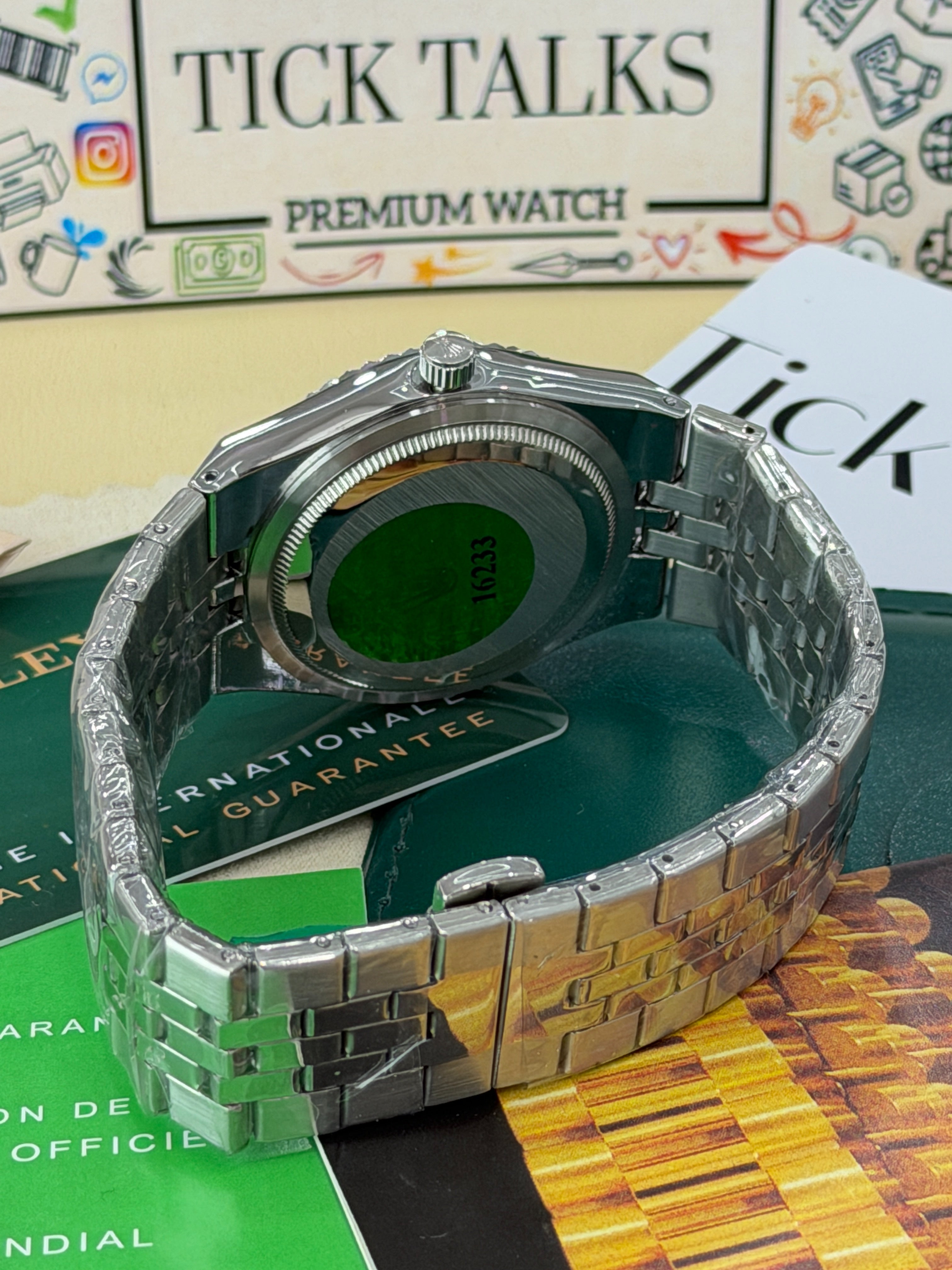 Premium Black Dial Luxury Watch – Men