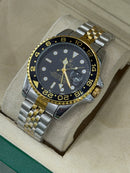 Premium Two-Tone GMT Style Watch – Men