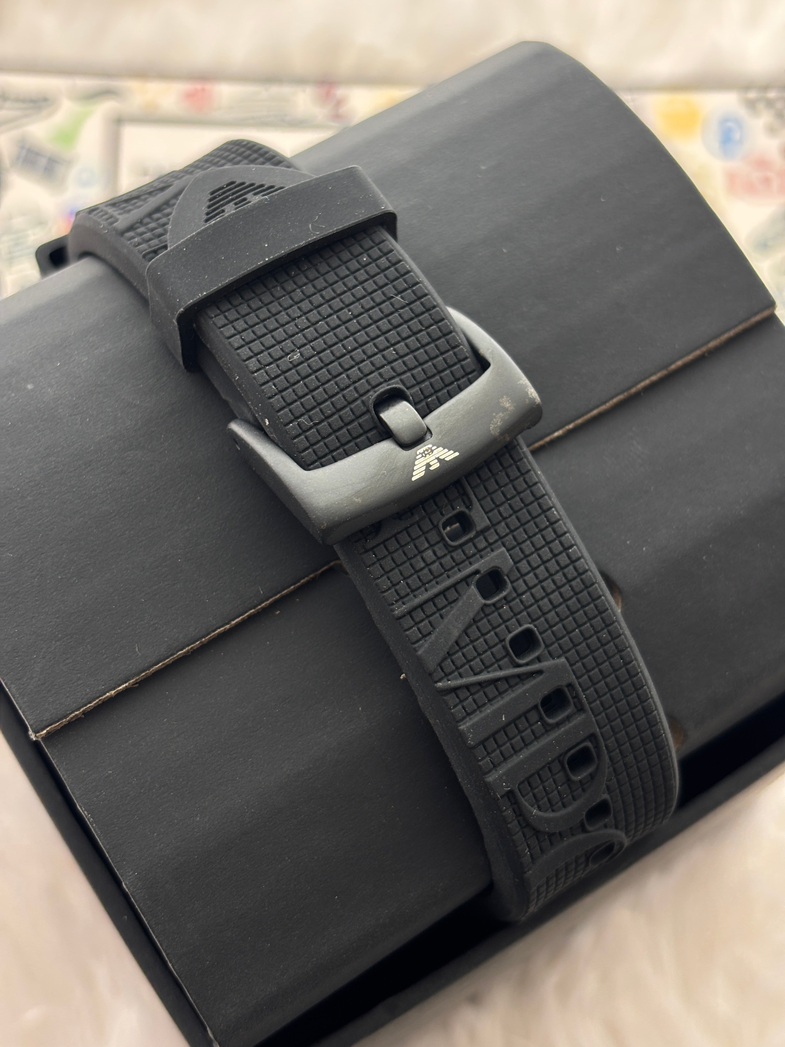 Premium Black Chronograph Style Watch – Men