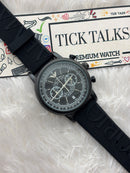 Premium Black Chronograph Style Watch – Men