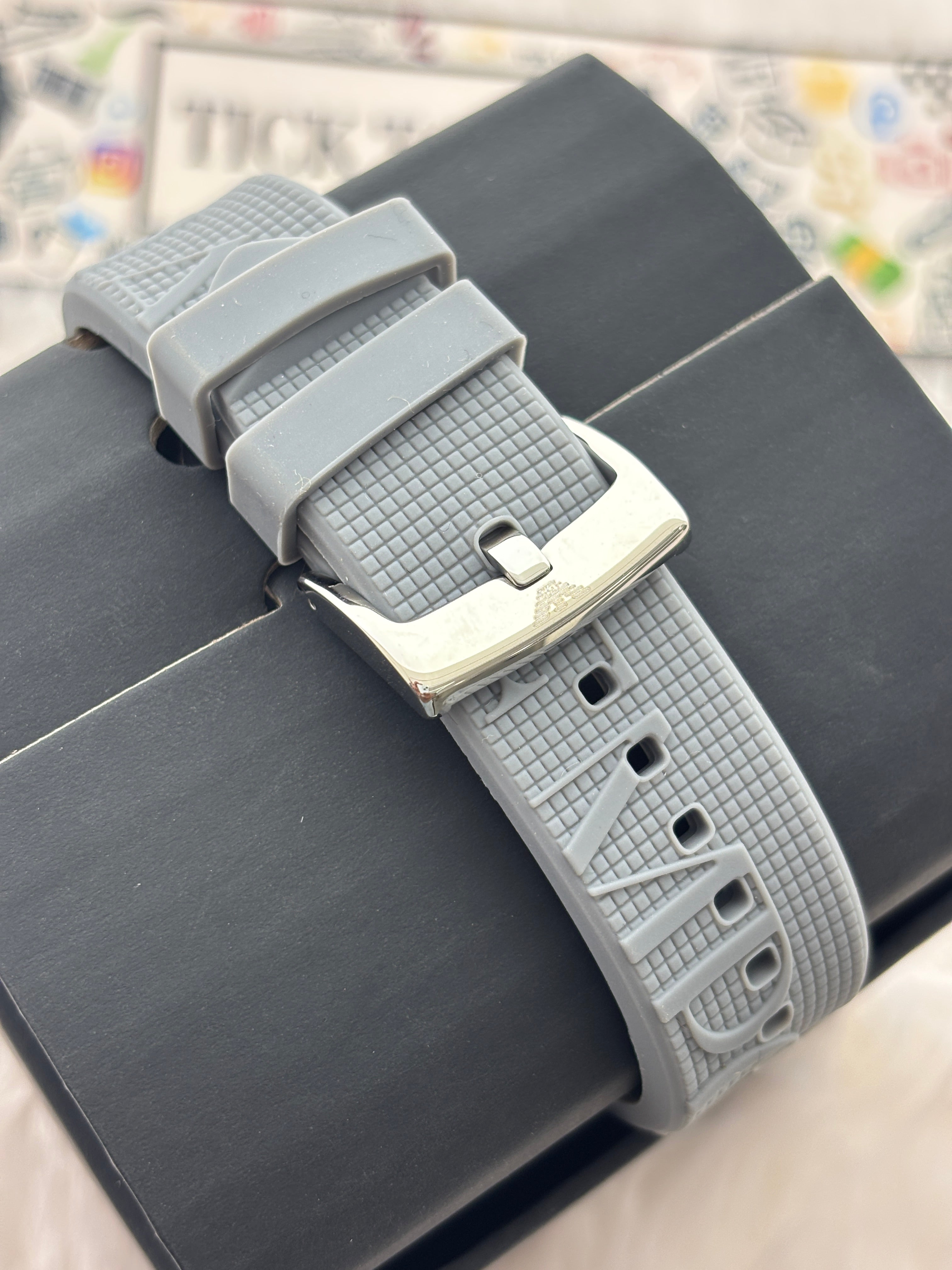 Premium Grey Chronograph Style Watch – Men