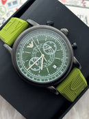 Premium Green Chronograph Style Watch – Men