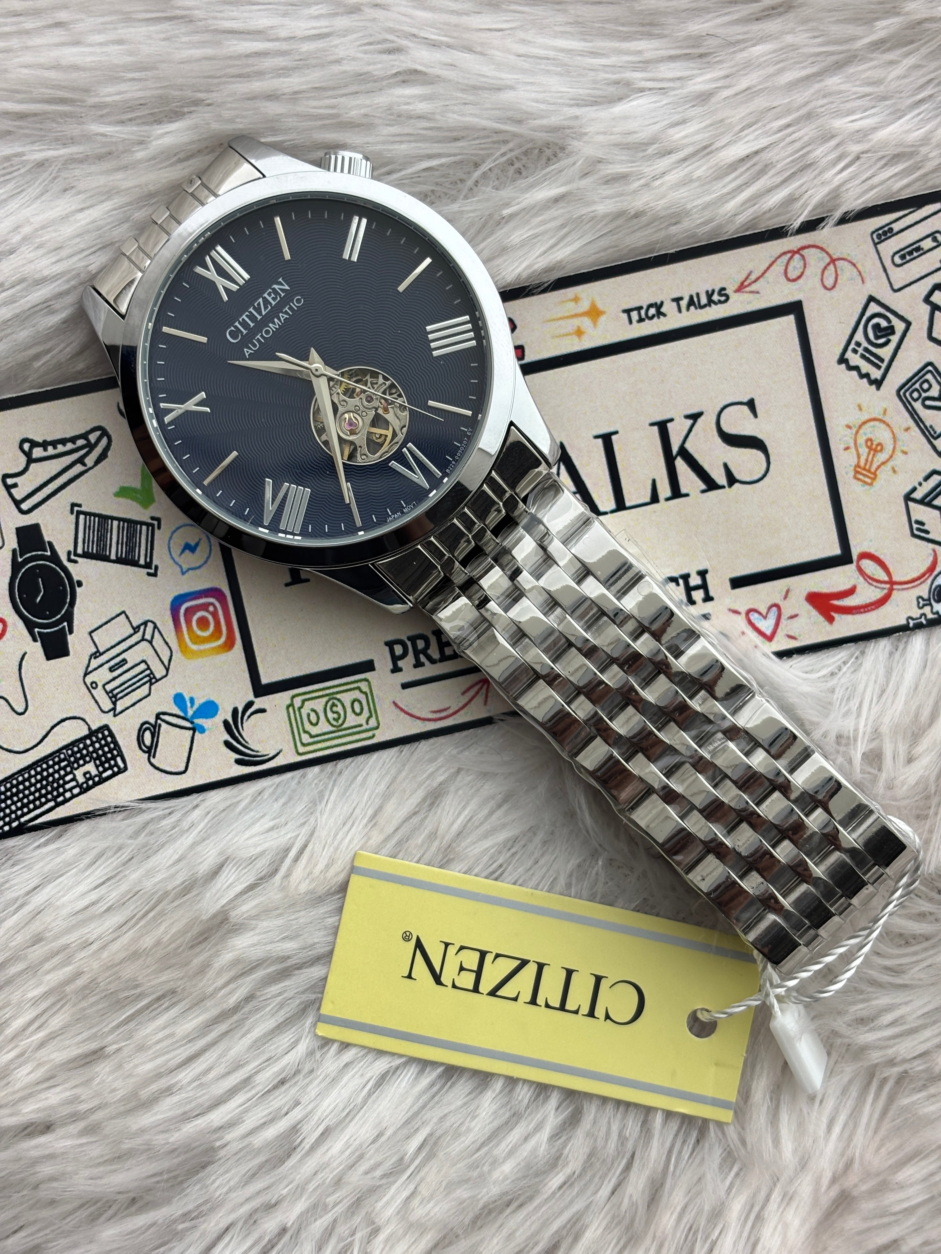 Premium Automatic Open Heart Watch – Men