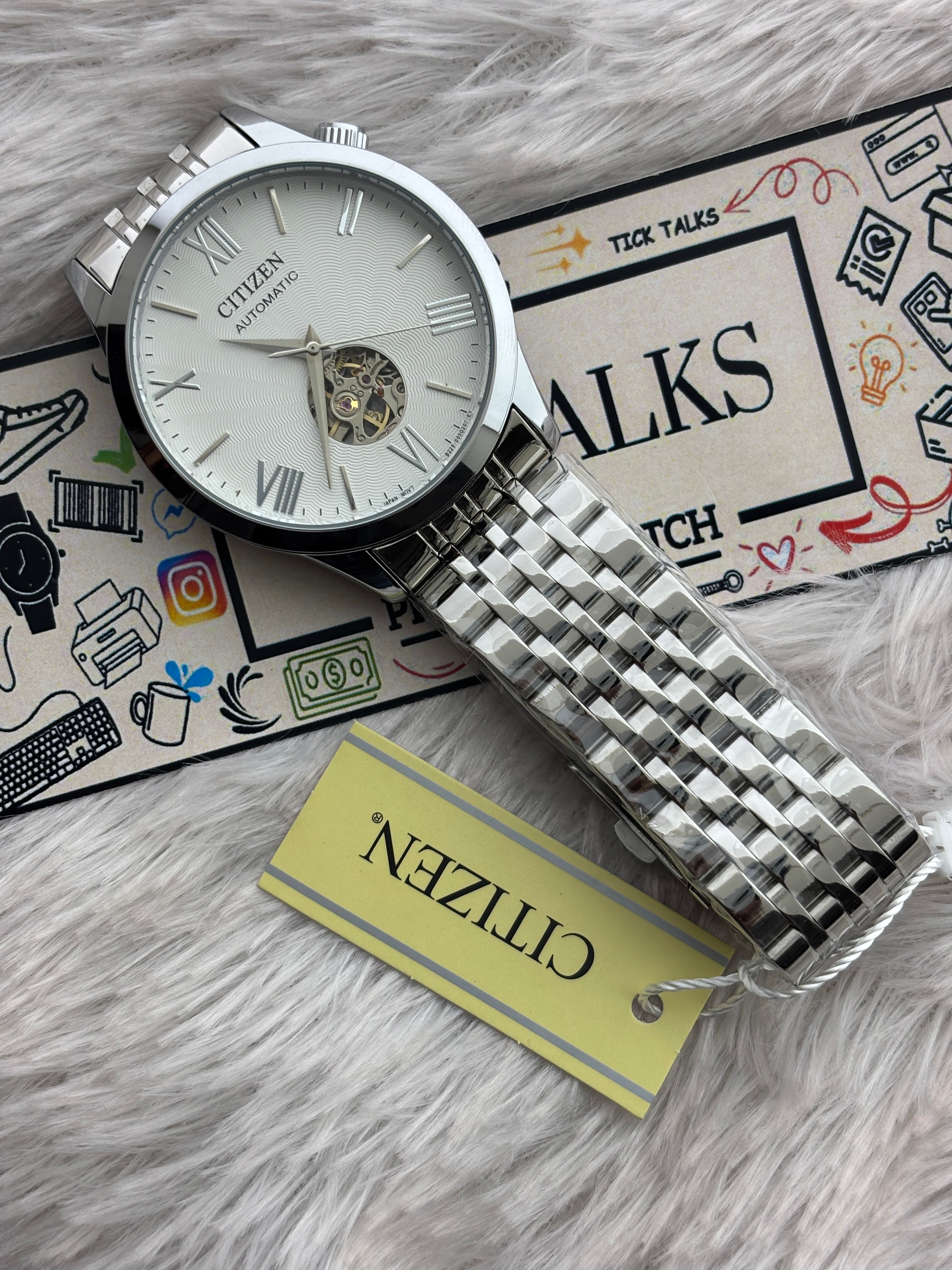 Premium Automatic Open Heart Watch – Men