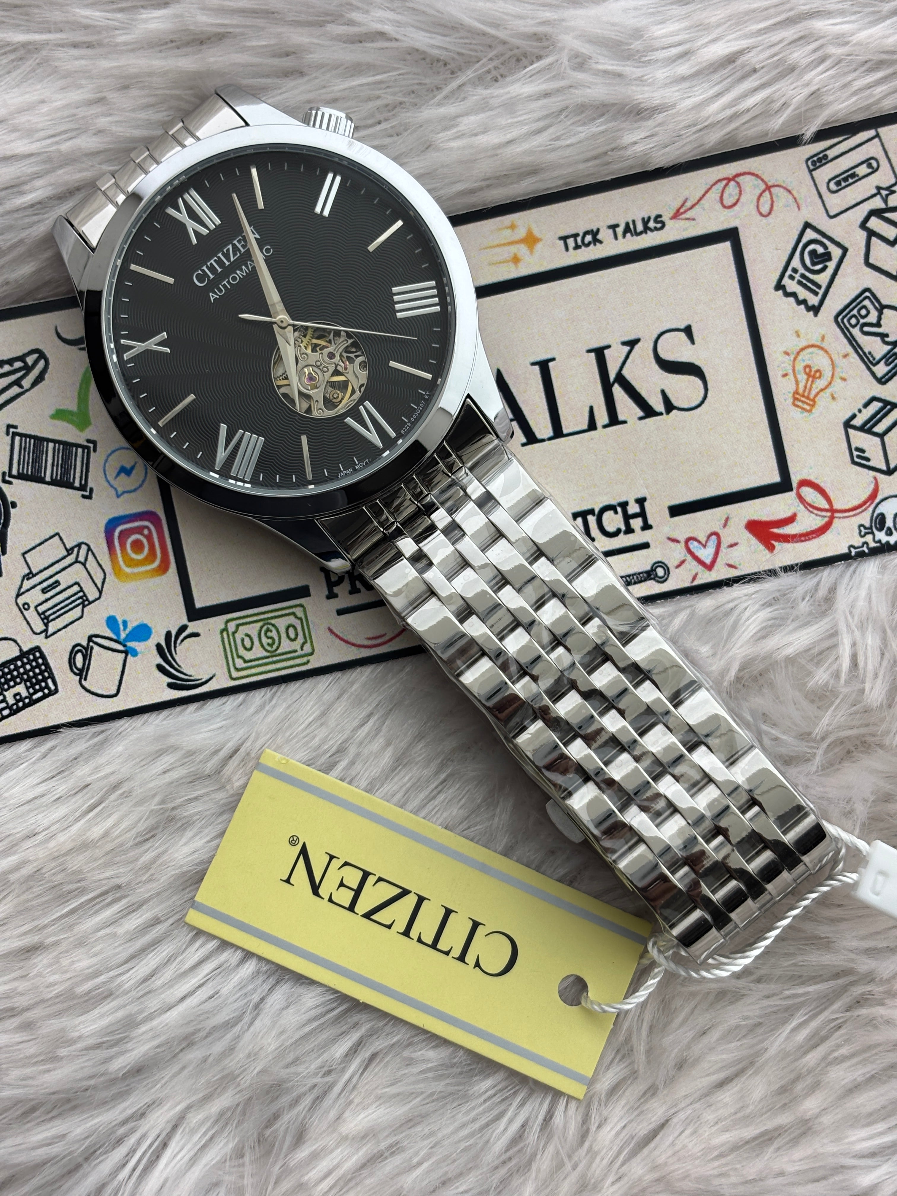 Premium Automatic Open Heart Watch – Men