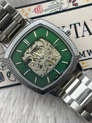 Premium Green Automatic Skeleton Luxury Watch – Men