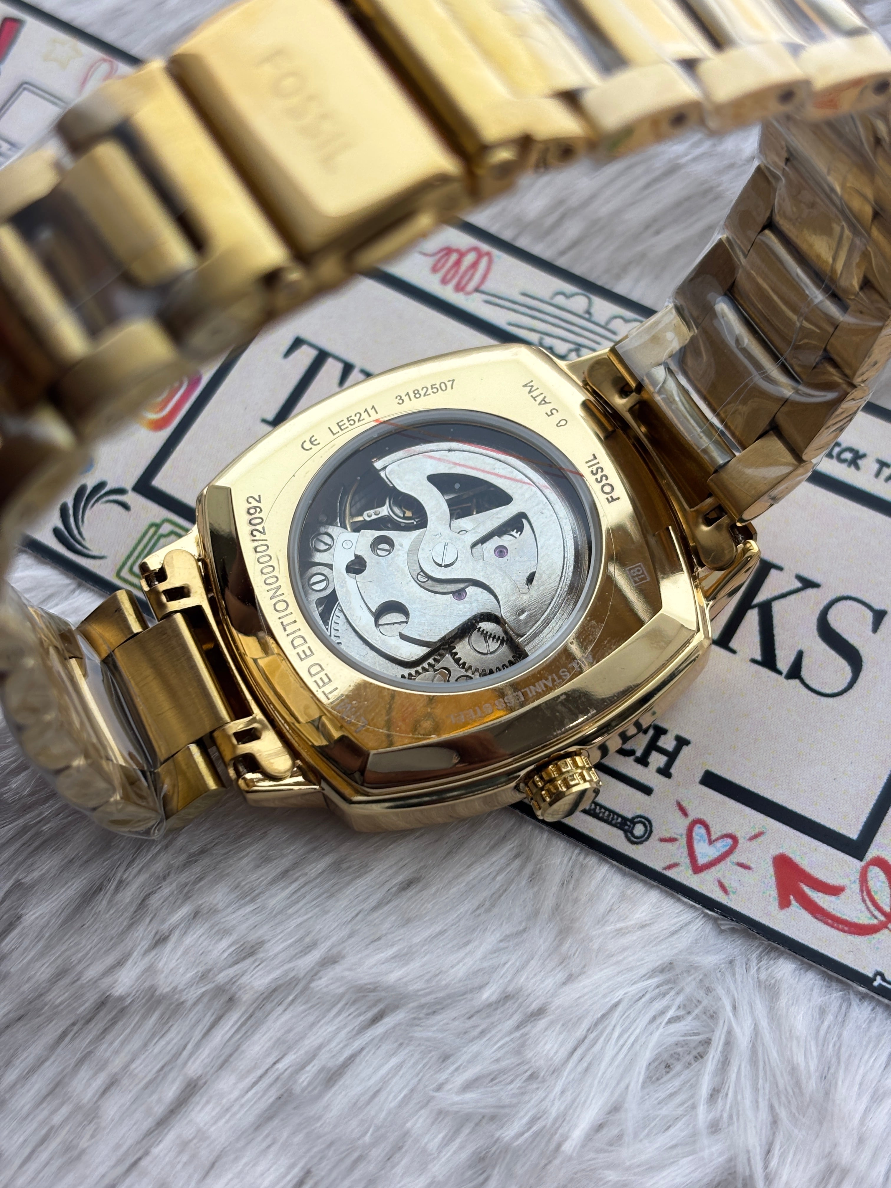 Premium Green Automatic Skeleton Luxury Watch – Men
