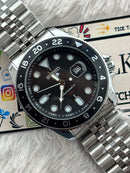 Premium Black GMT Automatic Luxury Watch – Men