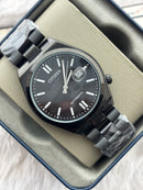 Premium Black Automatic Luxury Watch – Men