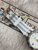 Transparent White Sport Men’s Watch with Silicone Strap