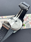 Premium Black Racing Chronograph Rubber Strap Luxury Watch – Men