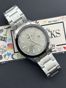 Premium Silver White Dial Luxury Watch Steel Bracelet – Men